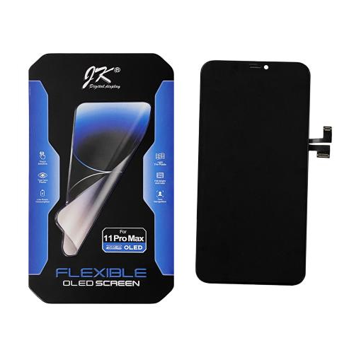 Modulo Iphone 11 Pro Max negro (ORIG Soft Oled) IC Removible JK @#