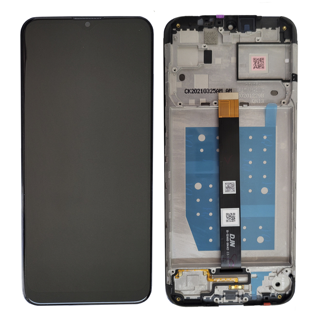 Modulo Motorola One Fusion con marco, buzzer, parlante, flex botones Original (RN)