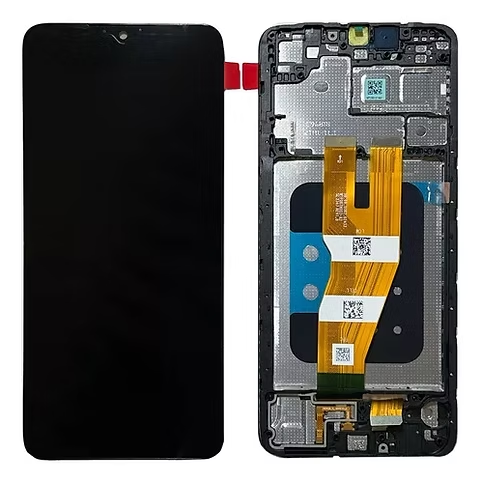 Modulo Samsung A05 / A055 con marco, buzzer, parlante, flex botones Original (RN) (no le va a android 15)