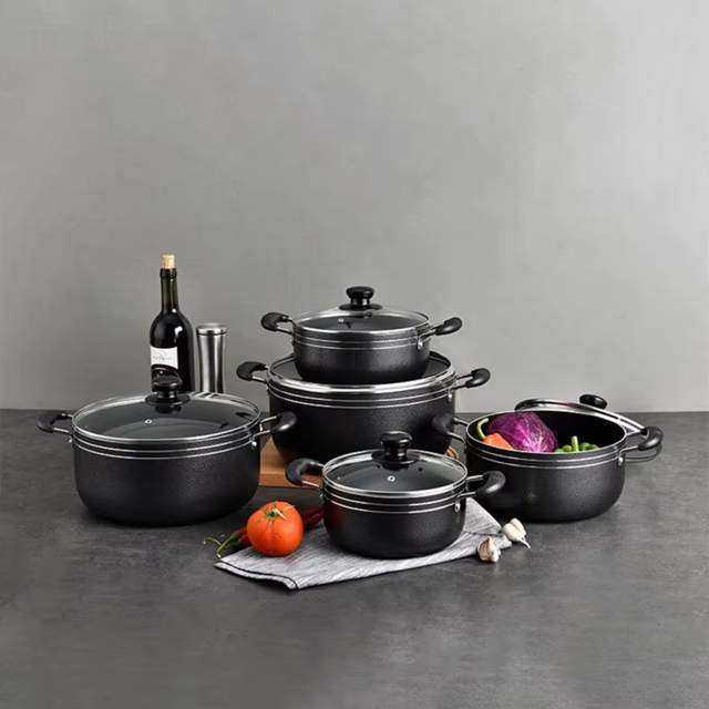 Bateria de Cocina Antiadherente Aluminio 5pcs Tornado