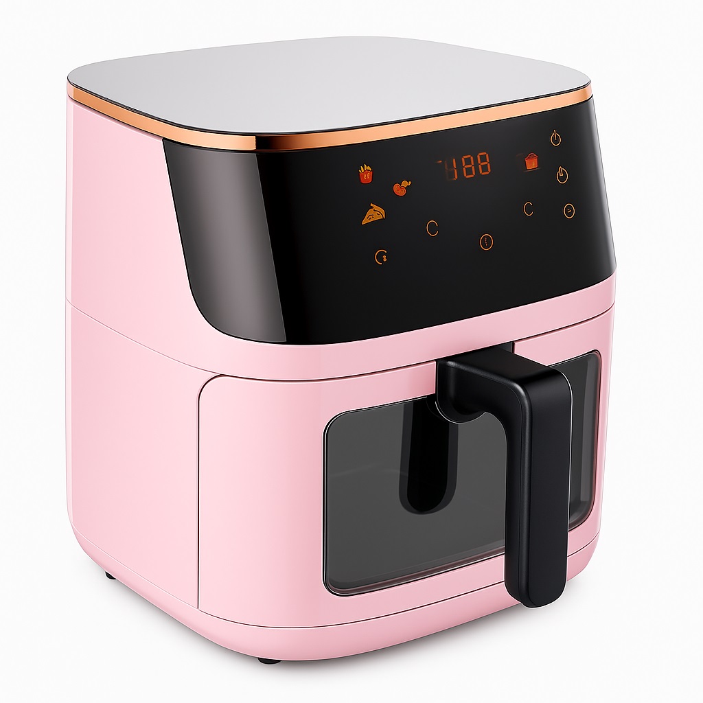 Freidora de Aire XL 10 litros (sin aceite) 1400W Rosa