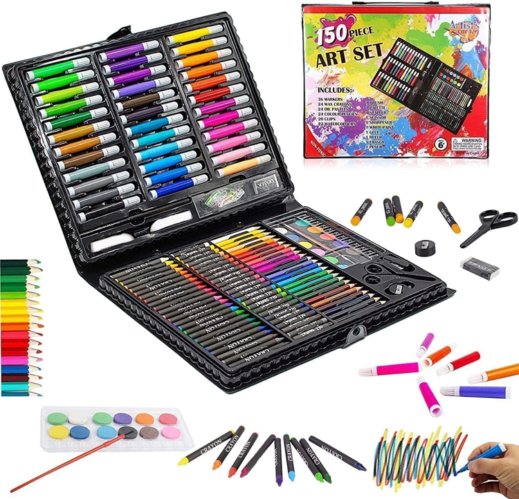 Maletin Infantil Kit de Arte 150pcs