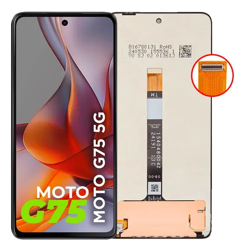 Modulo Motorola Moto G75 negro (ORIG)