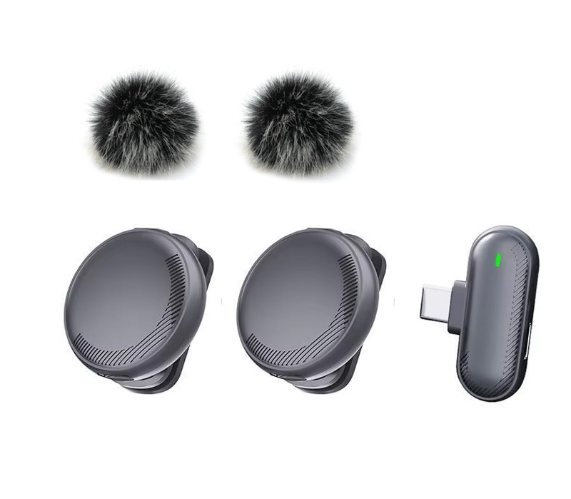 Microfono Corbatero Inalambrico Doble Tipo C SX19