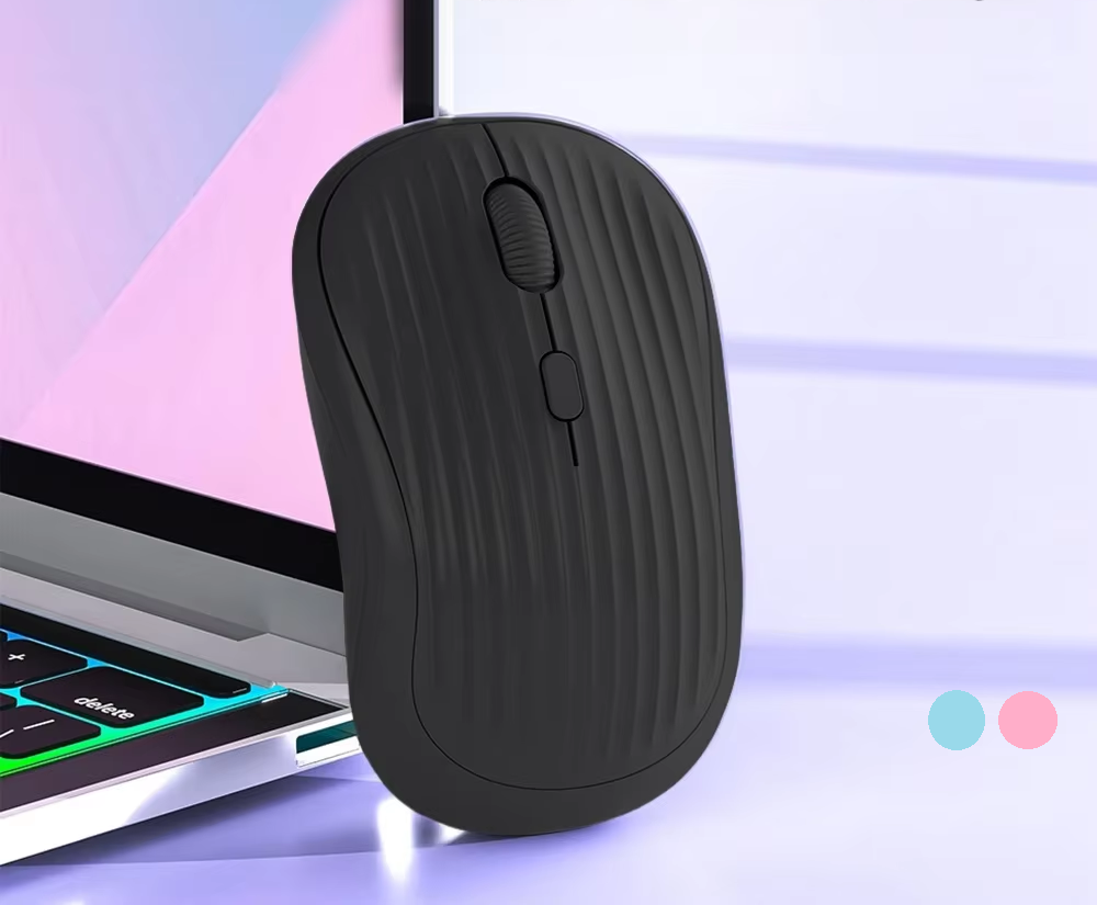 Mouse Inalambrico Recargable Dual 2.4G y BT Seisa DN-N613