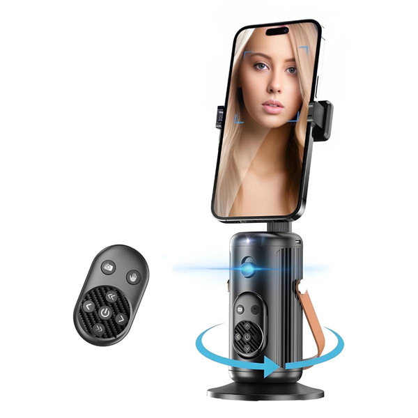 Soporte Estabilizador Disparador Bluetooth con Seguimiento Facial 27cm 360° Q04