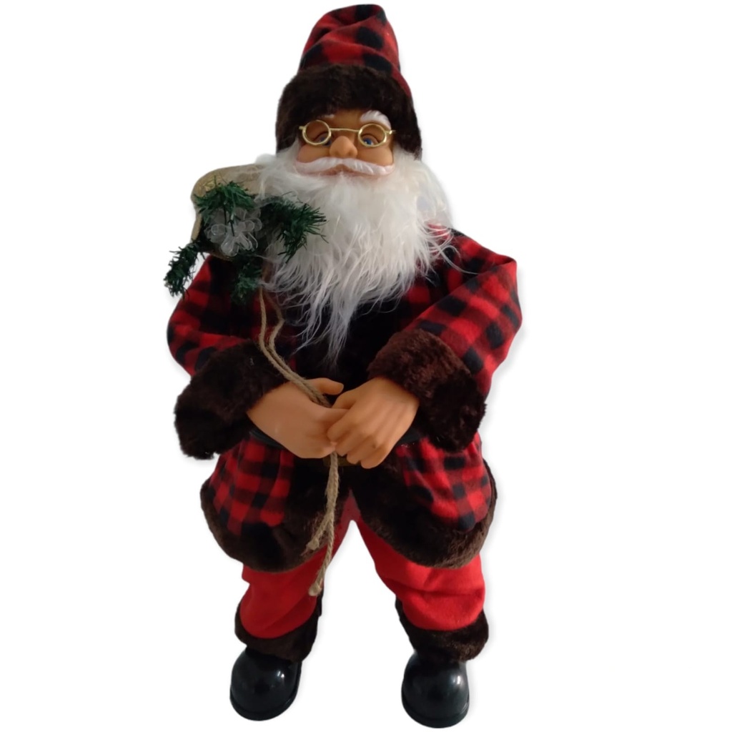MUÑECO PAPA NOEL 60CM CON MUSICA Y MOVIMIENTO A PILAS (XM-099/XM-100/XM-101) -6920210501019-