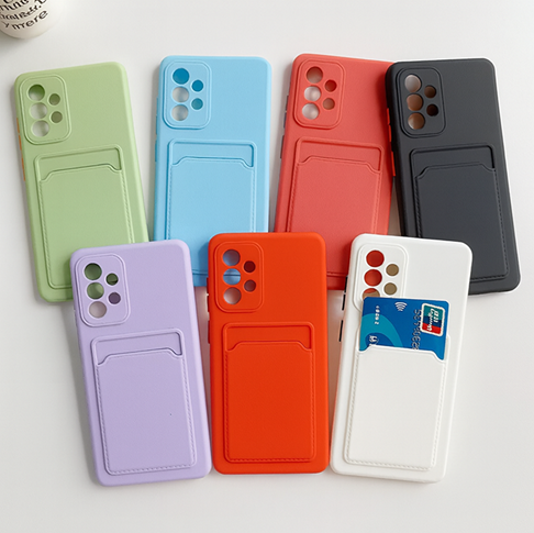 Tpu Blando Tarjetero Samsung A05 Negro