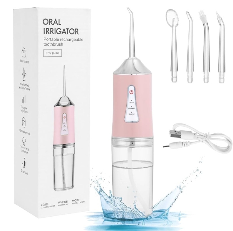 Irrigador Bucal Portatil Recargable Ducha Dental 200ml