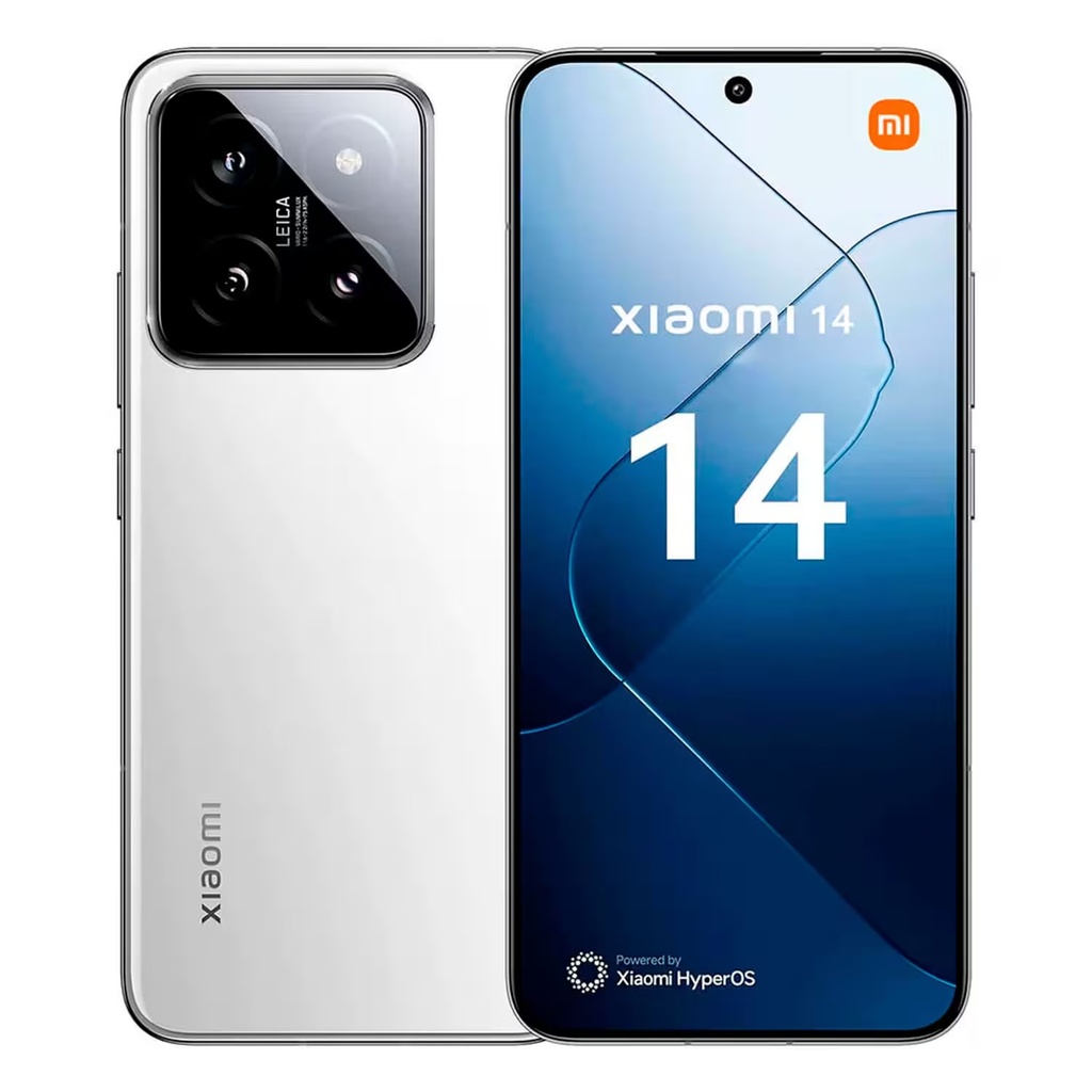 Smartphone Xiaomi 14 5G Global 512GB 12GB RAM Dual SIM Pantalla 6.36" - Blanco