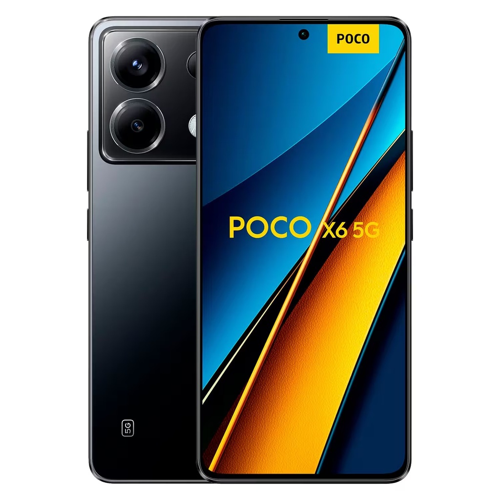 Smartphone Xiaomi Poco X6 5G Global 256GB 12GB RAM Dual SIM Pantalla 6.67" - Negro