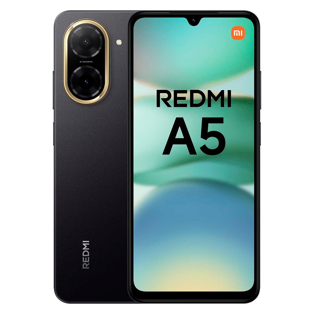 Smartphone Xiaomi Redmi A5 Global 128GB 4GB RAM Dual SIM Pantalla 6.88" - Negro