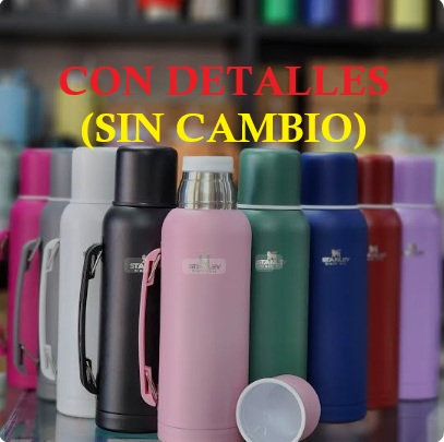 Termo de Acero 1.3L Stanley Blanco (CON DETALLES)