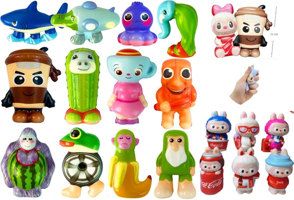 Memes italianos Brainrots Italianos + Labubu squishys de tendencia