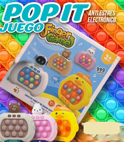 Pop It Juego Electronico Consola Finger Game con Luces
