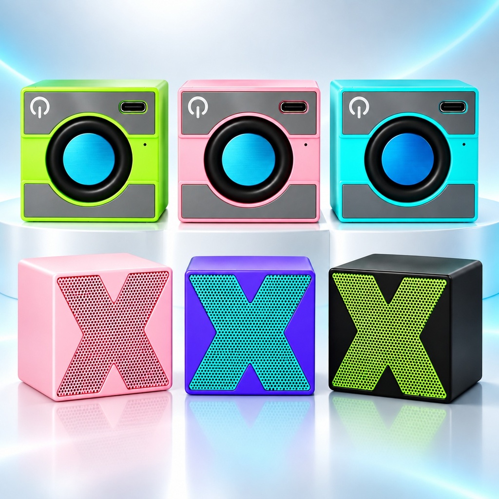 Mini Parlante Portatil Bluetooth X1 (5x5x3,5cm)
