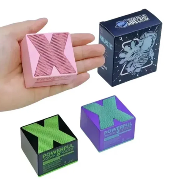 Mini Parlante Portatil Bluetooth X1 (5x5x3,5cm)