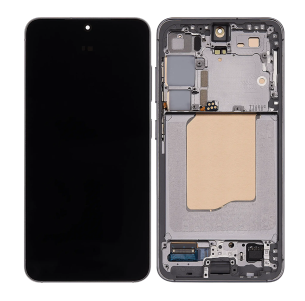 Modulo Samsung S25 con marco negro (ORIG Gold Edition)