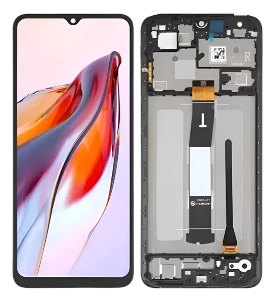 Modulo Xiaomi Redmi 12C con marco negro (ORIG)