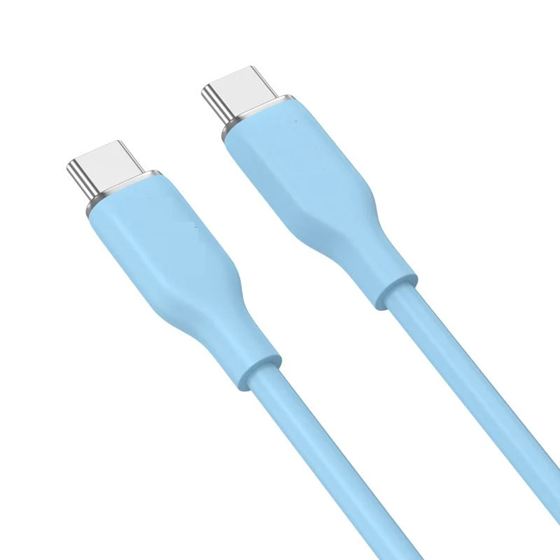 Cable de Datos Carga Rapida Tipo C a Tipo C 5A Royalcell 45W RC-5022 1m