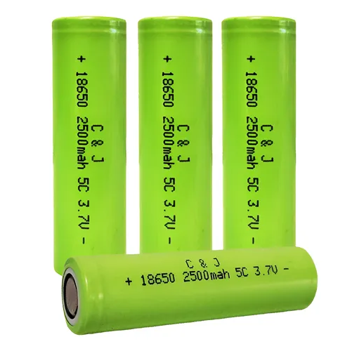 Pila tactica / Bateria 18650 para Vapers 2500 mAh recargable 3.7v sin pin