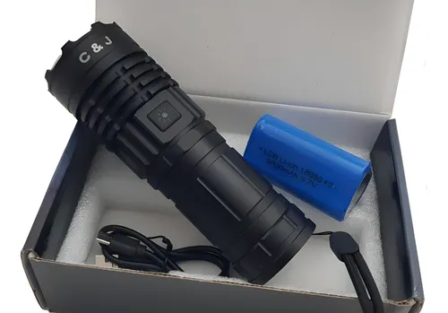 Linterna Tactica con Zoom y Power Bank LN706 (5 modos)