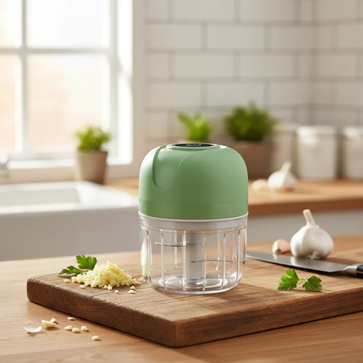 Mini Procesadora Cortadora de Vegetales Recargable 250ml KS-J3