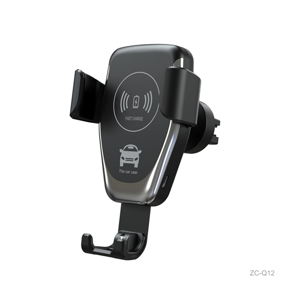 Soporte Universal de Celular o GPS Magnetico Auto Iman Regulable 10W QI ZC-Q12