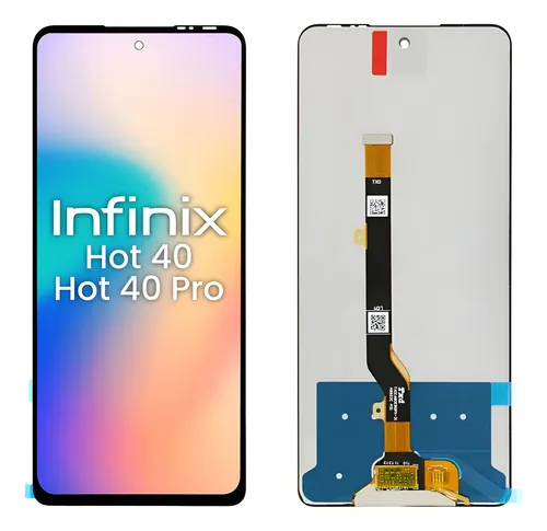 Modulo Infinix Hot 40 / 40 Pro negro (ORIG)