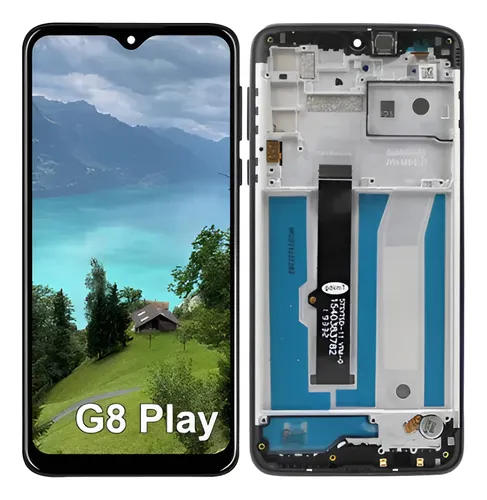 Modulo Motorola G8 Play con marco negro (ORIG Premium)