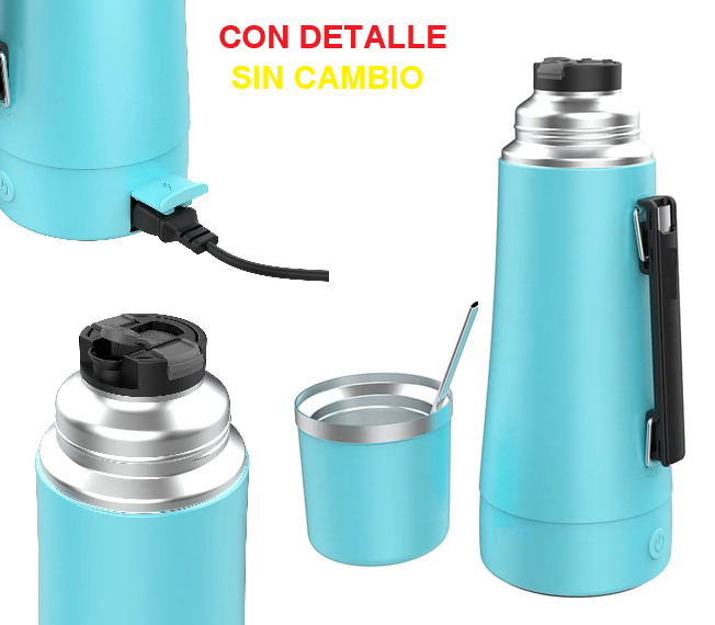 Termo Electrico 1L Celeste 700W (CON DETALLE)