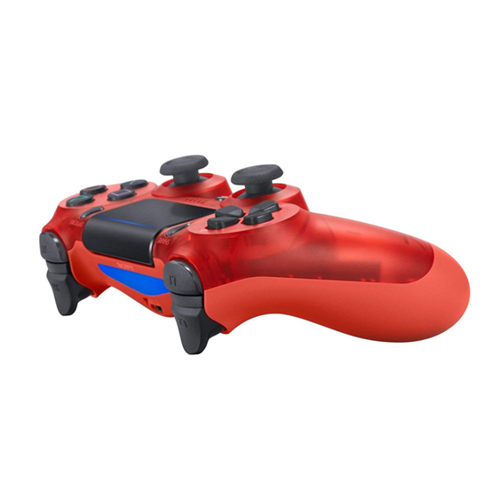 Joystick PS4 Sony Replica Transparente Rojo