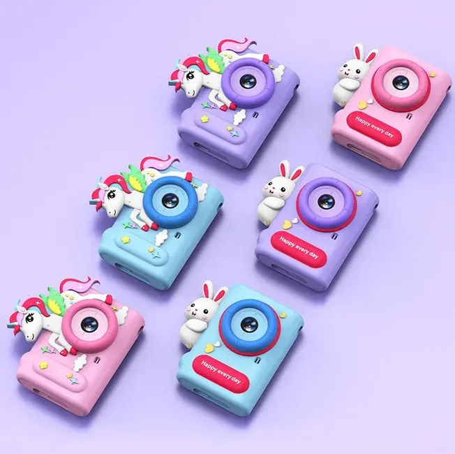 Camara de Fotos para Niños Recargable Micro Sd con Funda SQ-XJ08