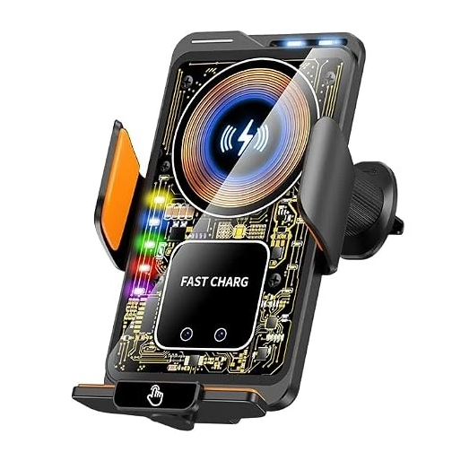 Soporte Universal de Celular o GPS Magnetico Auto Iman Regulable 66W QI JL-FJ21