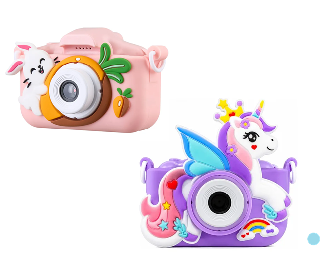 Camara de Fotos para Niños Recargable Micro SD con Funda SQ-XJ07