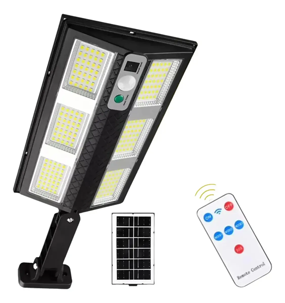Luminaria Led Solar con Sensor y Control 50w