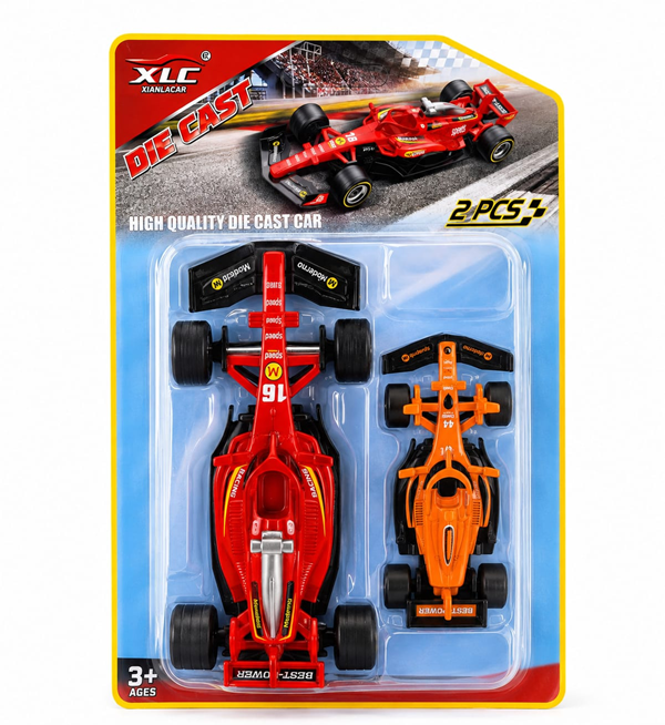 Par de Autos Formula 1 a Escala