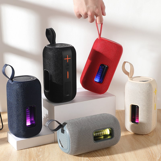 Parlante Portatil Bluetooth FM Usb Micro Sd con Luces TG-693