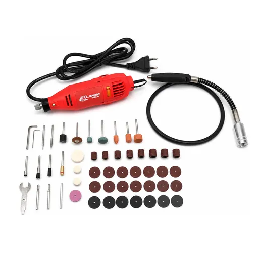 Mini Torno Electrico 130w Eje Flexible + 44 Accesorios Lambo Tech