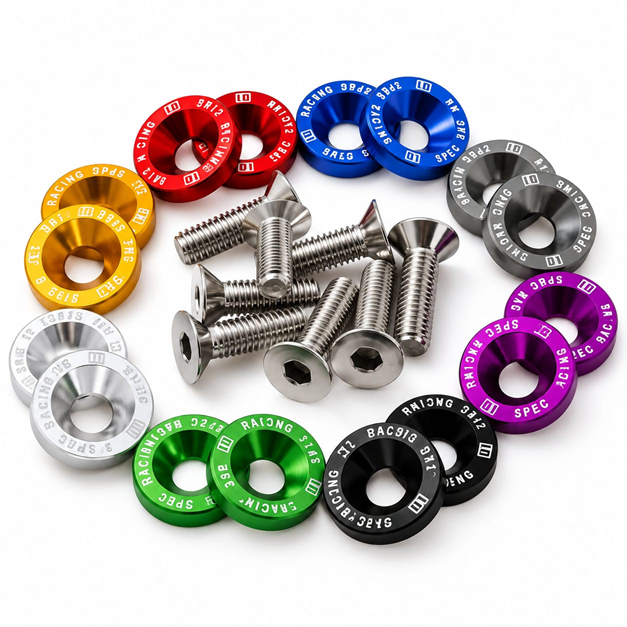 Arandelas Anodizadas para Moto x10u