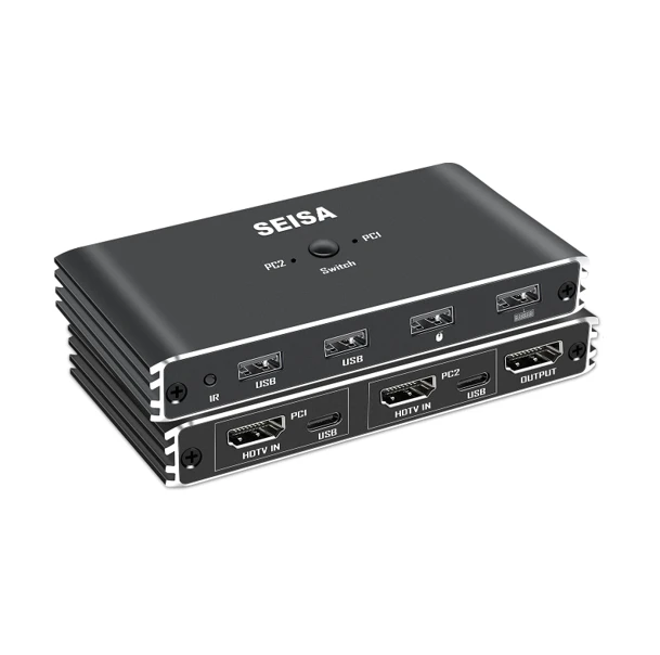 Switch Hdmi Usb Tipo C SM-KVM0201