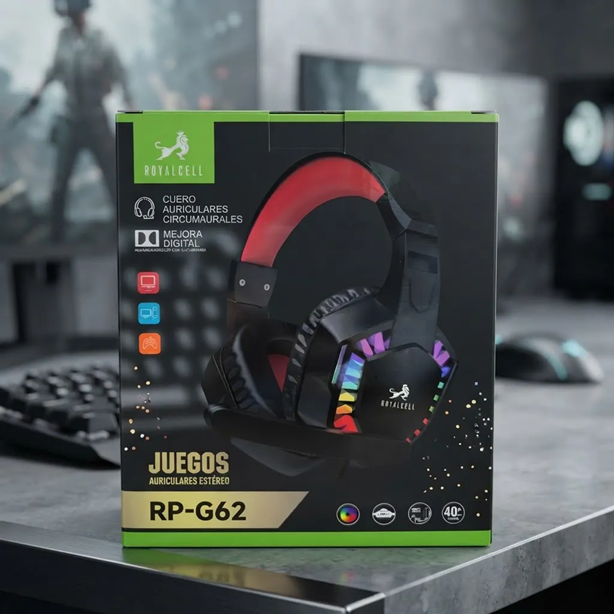 Auricular Gamer para PS4 y PC Royalcell RP-G62