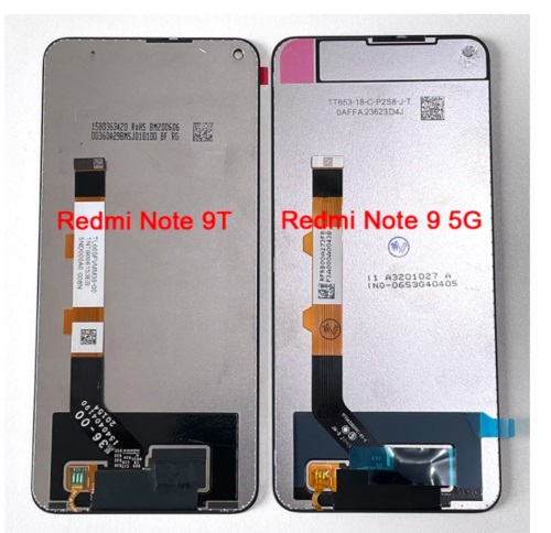 Modulo Xiaomi Redmi Note 9 5G / Note 9T negro (ORIG)
