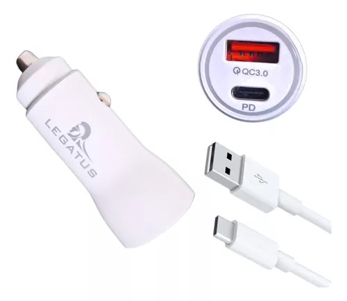 Cargador 12V Tipo C PD + QC3.0 18W LC-5002