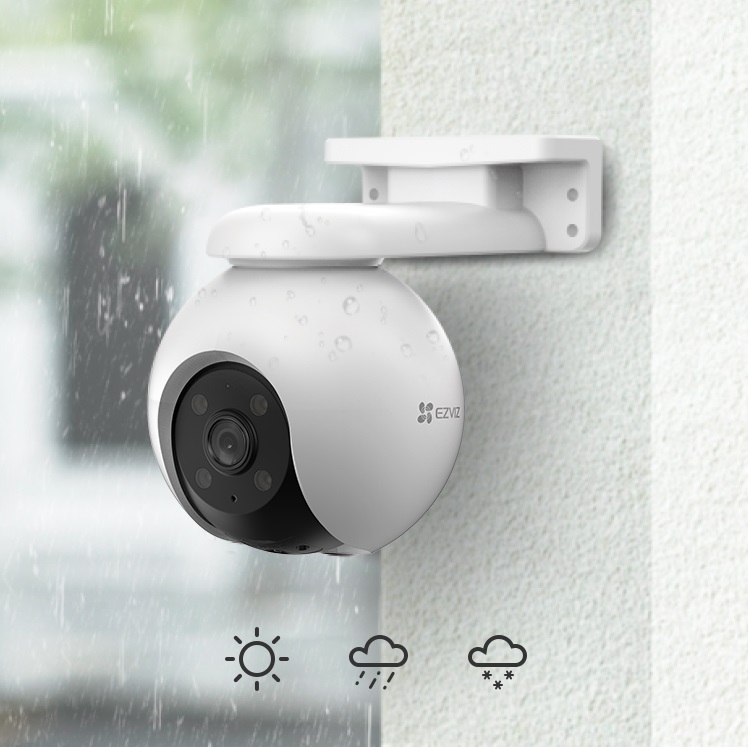 Camara Ip de Seguridad Wifi Ezviz CS-H8 Pro 2K 3mpx Exterior 360°