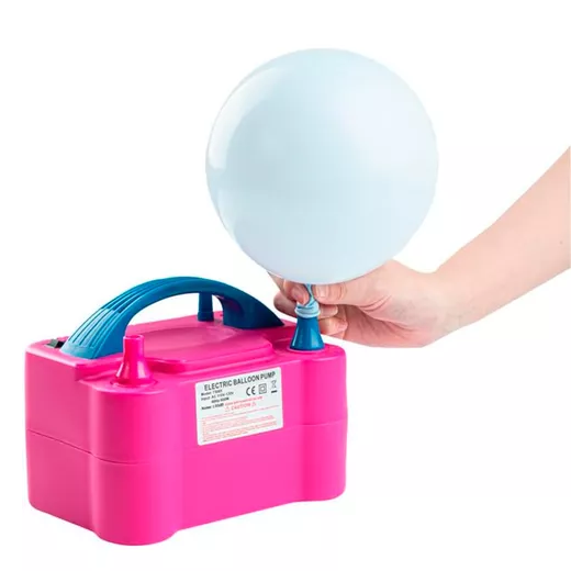 Inflador de Globos Electrico Doble Pico