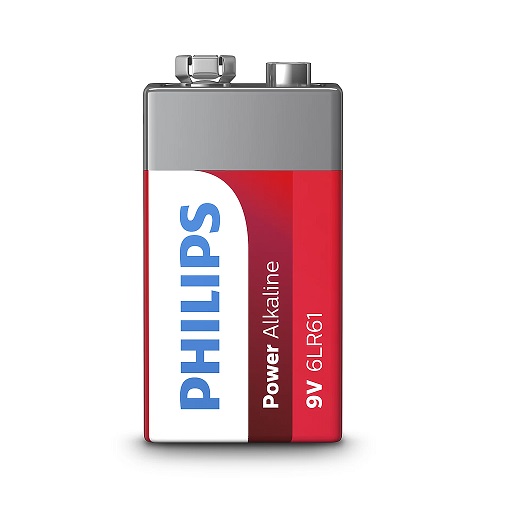 Bateria 9V Alcalina Philips