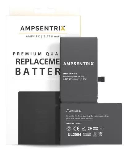 Bateria Iphone X Ampsentrix