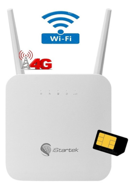 Router  4G Lte chip sim WiFi banda rural Liberado Startek MC116