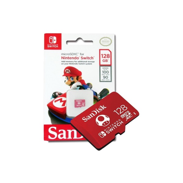 Micro SD Sandisk Nintendo Switch 128gb 100Mb/s